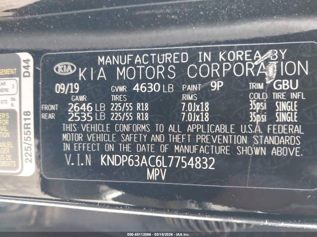 2020 KIA SPORTAGE S 9