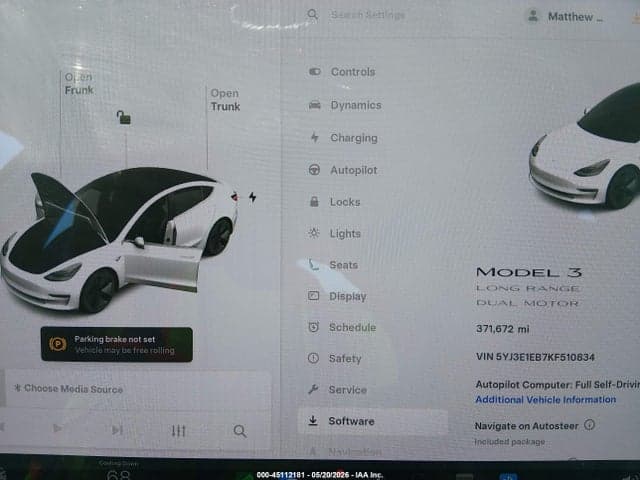 2019 TESLA MODEL 3 LONG RANGE/PERFORMANCE 7
