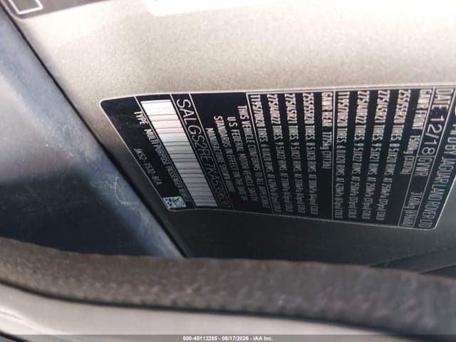 2019 LAND ROVER RANGE ROVER 9