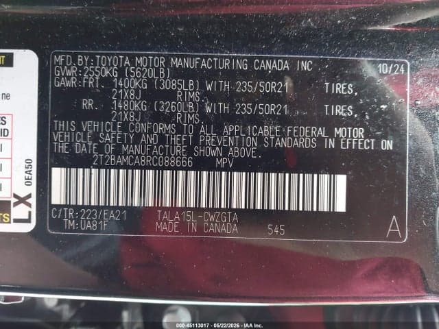 2024 LEXUS RX 350 PREMIUM 9