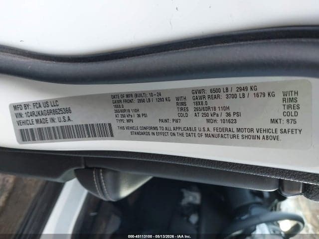 2024 JEEP GRAND CHEROKEE L ALTITUDE X 4X4 9