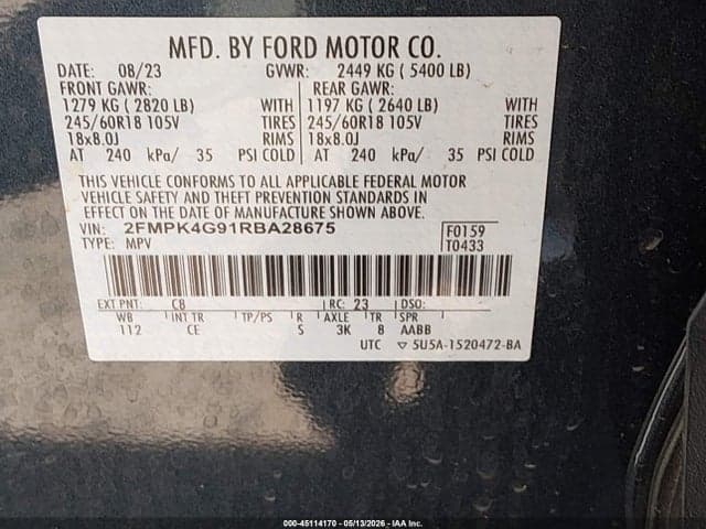 2024 FORD EDGE SE 9