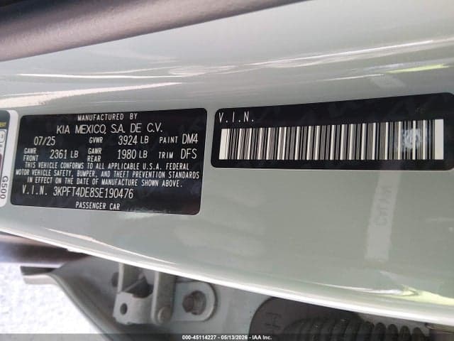 2025 KIA K4 LXS 9