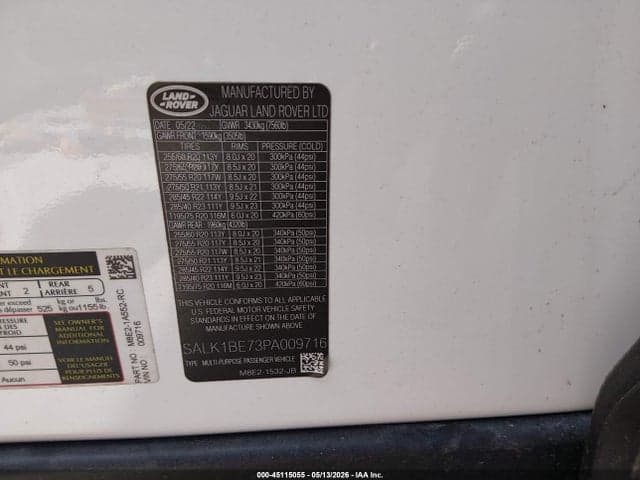 2023 LAND ROVER RANGE ROVER 9