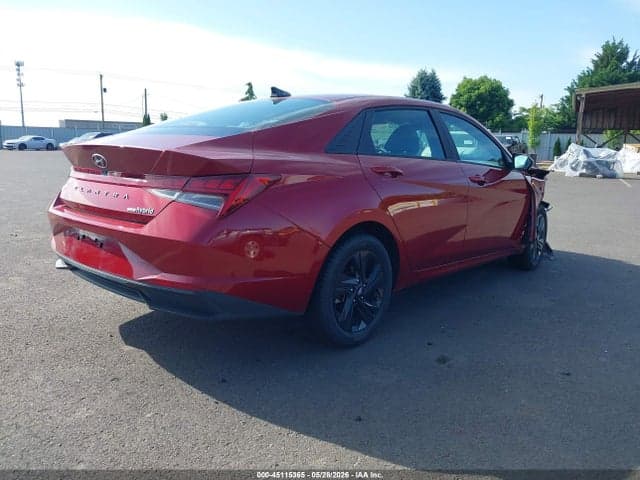 2023 HYUNDAI ELANTRA HYBRID BLUE 4