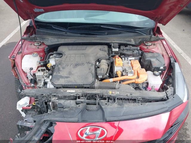 2023 HYUNDAI ELANTRA HYBRID BLUE 10