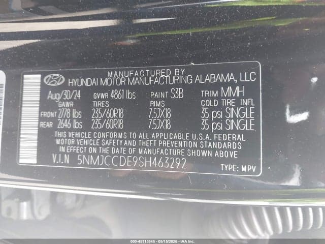 2025 HYUNDAI TUCSON SEL CONVENIENCE 9