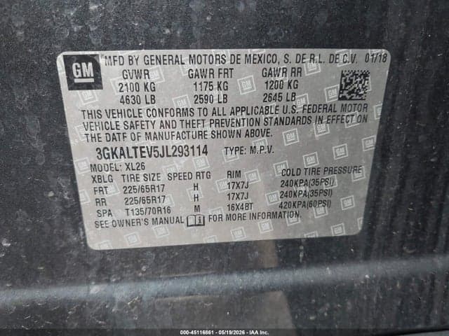 2018 GMC TERRAIN SLE 9
