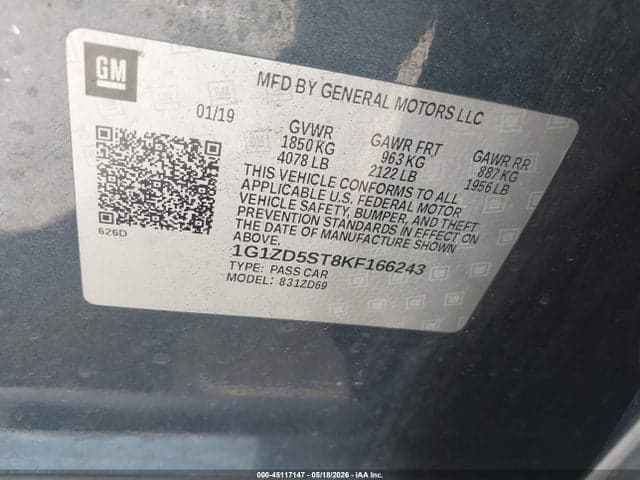 2019 CHEVROLET MALIBU LT 9