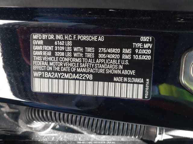 2021 PORSCHE CAYENNE COUPE 9