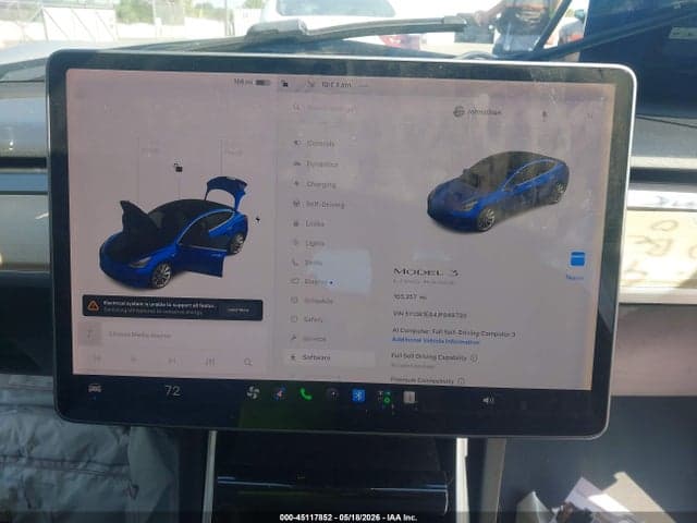 2018 TESLA MODEL 3 LONG RANGE/MID RANGE 8