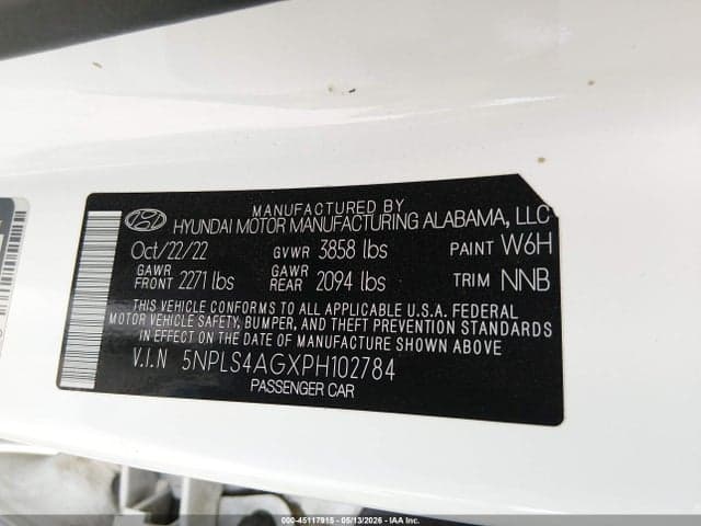 2023 HYUNDAI ELANTRA SEL 9