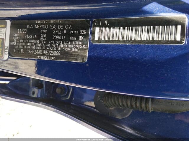2024 KIA FORTE LXS 9