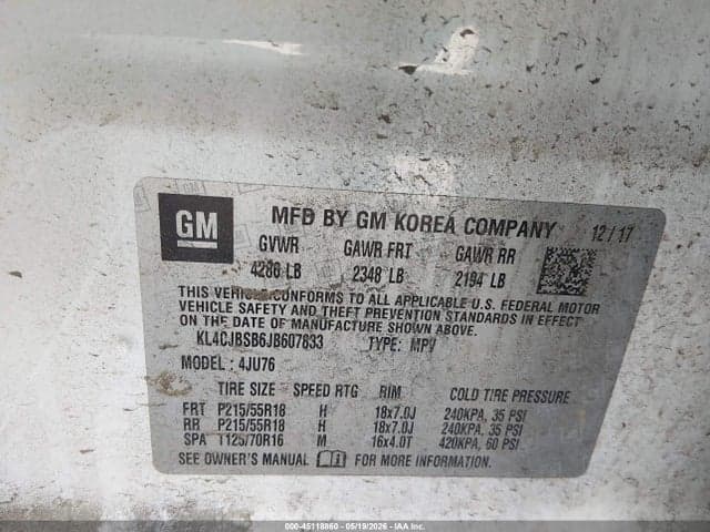 2018 BUICK ENCORE PREFERRED II 9
