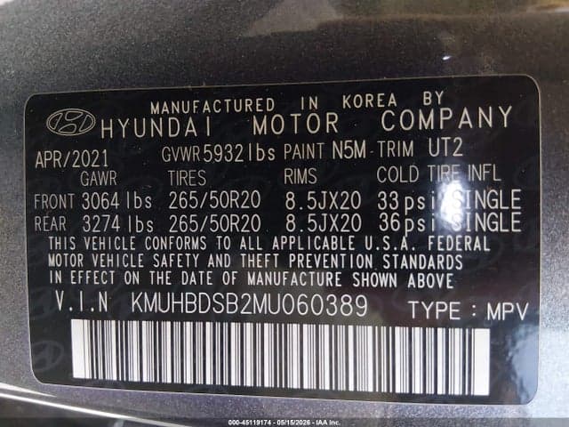 2021 GENESIS GV80 2.5T 9