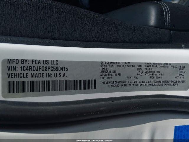 2023 DODGE DURANGO PURSUIT AWD 9
