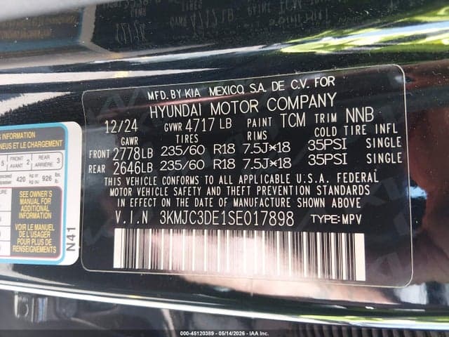 2025 HYUNDAI TUCSON SEL CONVENIENCE 9