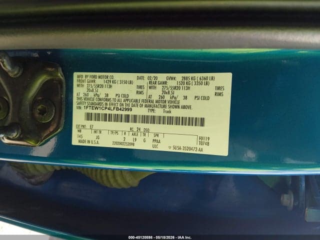 2020 FORD F-150 XL 9