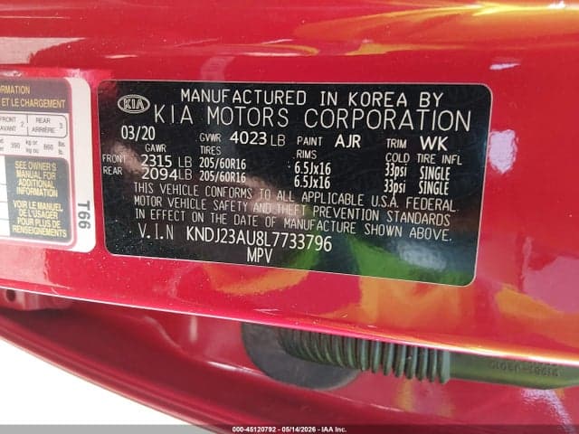 2020 KIA SOUL LX 9
