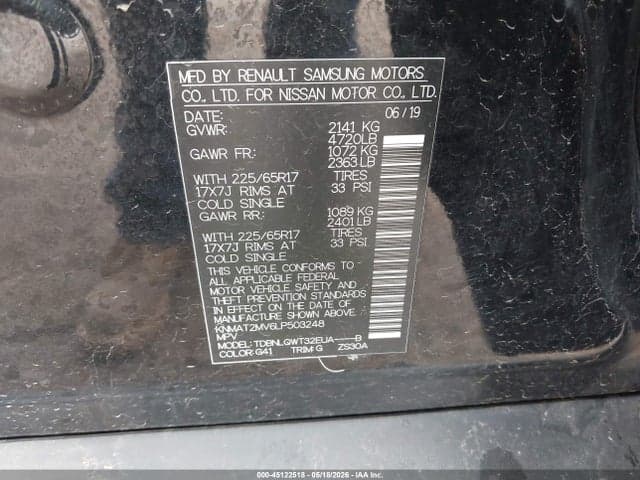 2020 NISSAN ROGUE SV INTELLIGENT AWD 9