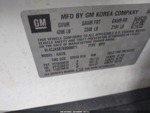 2019 BUICK ENCORE FWD PREFERRED 9