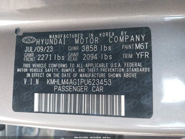 2023 HYUNDAI ELANTRA SEL 9
