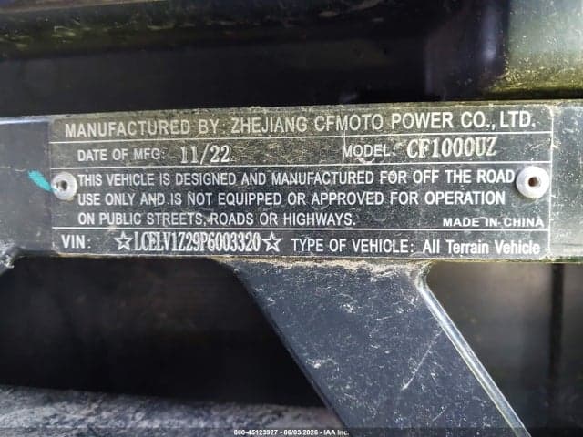 2023 CF MOTO UFORCE 1000 10