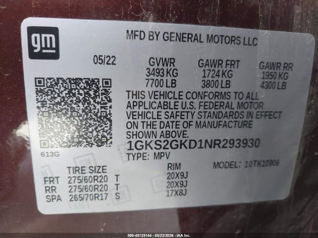 2022 GMC YUKON XL 4WD SLT 9