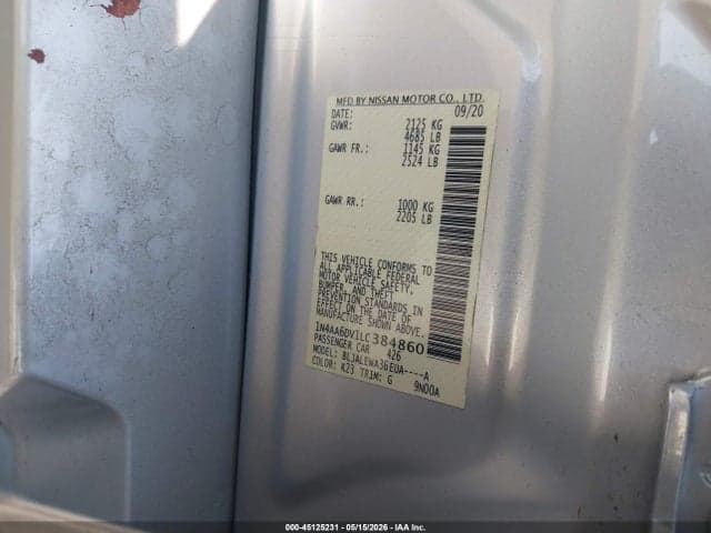 2020 NISSAN MAXIMA SL XTRONIC CVT 9