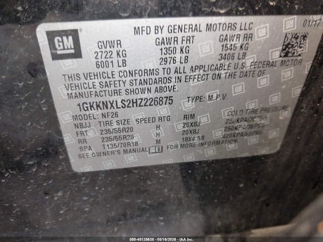 2017 GMC ACADIA DENALI 9