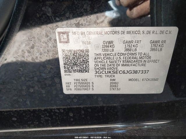 2018 CHEVROLET SILVERADO 1500 1LZ 9