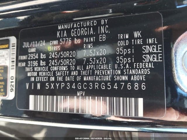 2024 KIA TELLURIDE EX 9