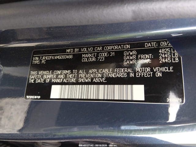 2021 VOLVO S60 T5 MOMENTUM 9