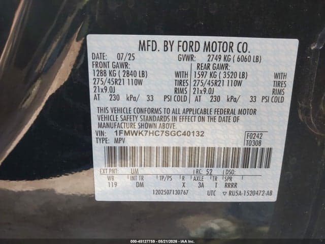 2025 FORD EXPLORER PLATINUM 9