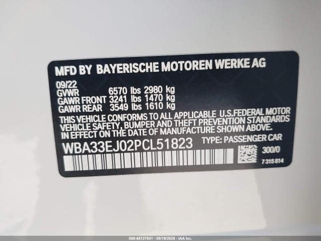 2023 BMW 760 I XDRIVE 9