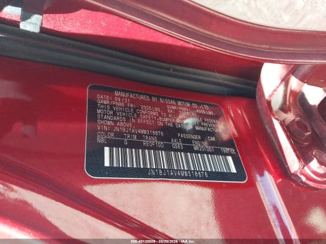 2021 NISSAN ROGUE SPORT S FWD XTRONIC CVT 9