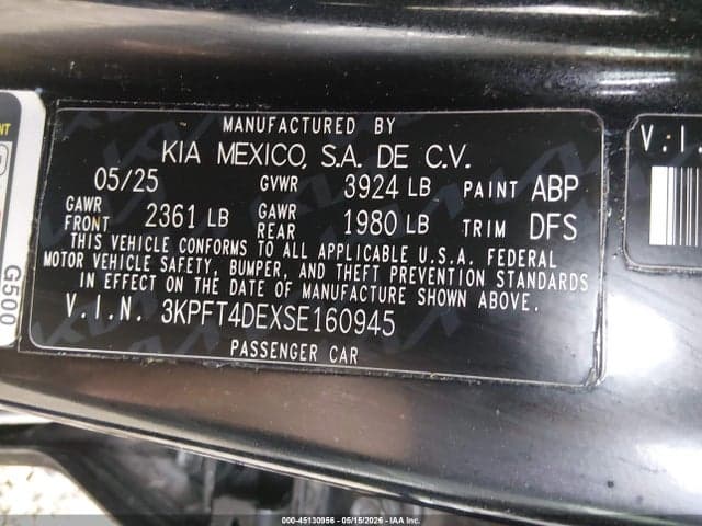 2025 KIA K4 LXS 9