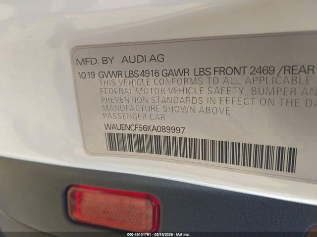 2019 AUDI A5 45 PREMIUM 9
