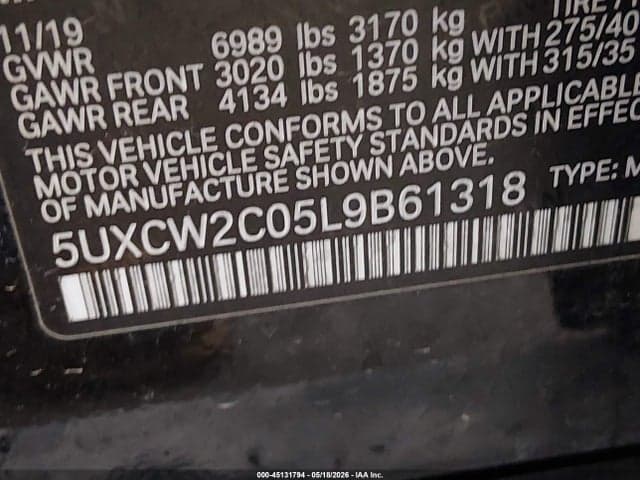 2020 BMW X7 XDRIVE40I 9
