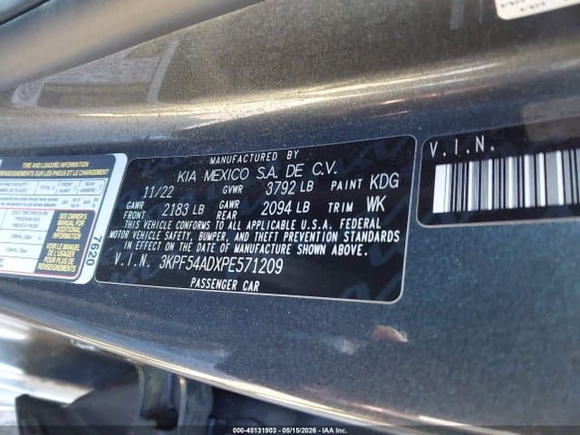 2023 KIA FORTE GT-LINE 9