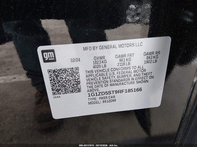 2024 CHEVROLET MALIBU FWD 1LT 9