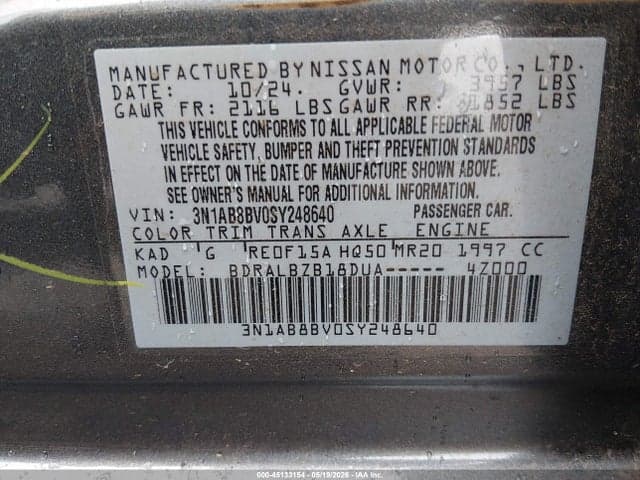 2025 NISSAN SENTRA S 10