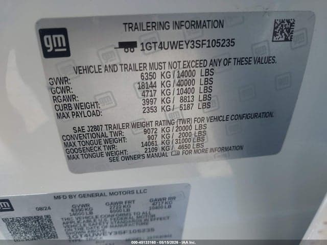 2025 GMC SIERRA 3500HD DENALI 9