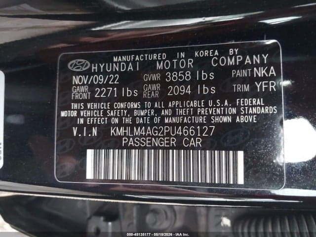 2023 HYUNDAI ELANTRA SEL 9