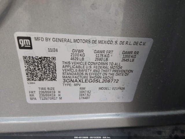 2025 CHEVROLET EQUINOX FWD RS 9