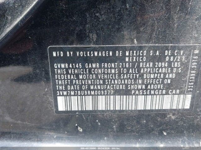 2024 VOLKSWAGEN JETTA 1.5T SE 9