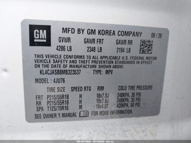 2021 BUICK ENCORE FWD PREFERRED 9