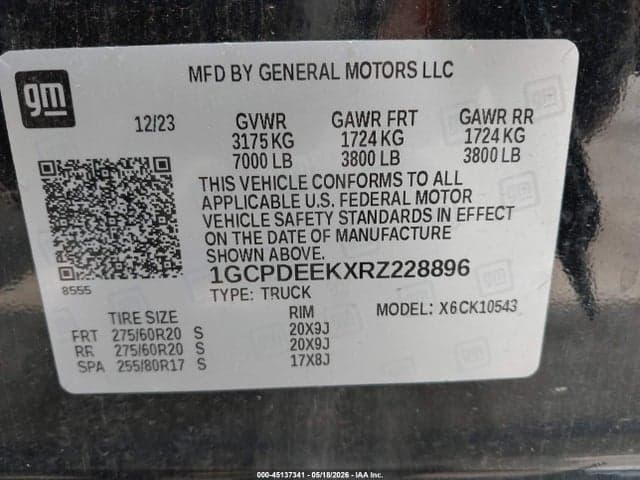2024 CHEVROLET SILVERADO 1500 9