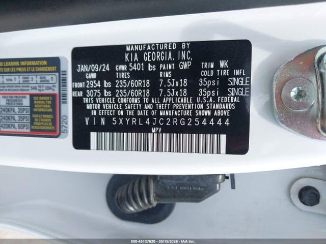 2024 KIA SORENTO S 9