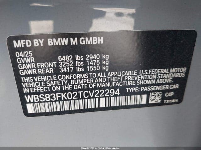 2026 BMW M5 9
